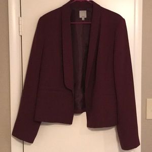 Halogen 16 plum blazer EUC